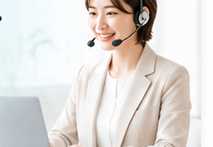 無料相談を案内するスタッフのイメージ
