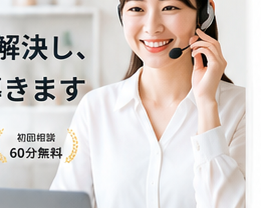 オンライン相談を担当するスタッフのイメージ